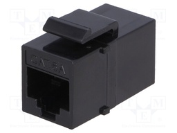 Socket; coupler; PIN: 8; Cat: 6a; unshielded,Keystone; Layout: 8p8c