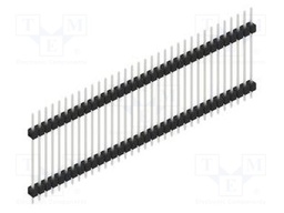 Connector: pin strips; pin header; male; PIN: 34; 2.54mm; THT; 1x34