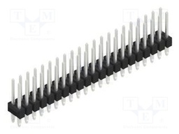 Connector: pin strips; pin header; male; PIN: 42; 2.54mm; THT; 2x21