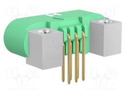 Connector: wire-wire/PCB; socket; male; PIN: 6; Gecko; 2A; 450V; THT
