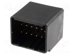 Socket; wire-board; male; J2000; 2.5mm; PIN: 12; THT; 250V; 4.6A