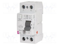 RCD breaker; Inom: 80A; Ires: 30mA; Poles: 2; 230V,240V; IP20; EFI