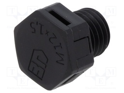 Pressure compensation device; IP68; Thread: M12; Body: black; 10mm
