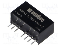 Converter: DC/DC; 3W; Uin: 9÷18V; Uout: 24VDC; Iout: 125mA; SIP8; THT