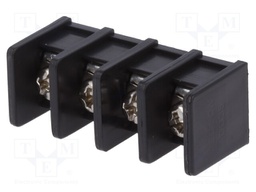 PCB terminal block; straight; 8.25mm; ways: 4; on PCBs; 4mm2; 20A