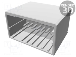 Connector: wire-board; Dynamic D-2100; socket; male; straight