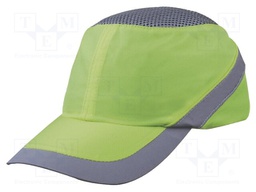 Light helmet; Size: 55-62mm; fluorescent yellow-grey
