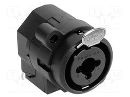 Connector: Jack 6,3mm + XLR; socket; female; THT; IP40