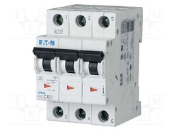 Circuit breaker; 230/400VAC; Inom: 63A; Poles: 3; DIN; Charact: C