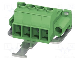 PCB connector, nominal cross section: 6 mm?, color: green, n