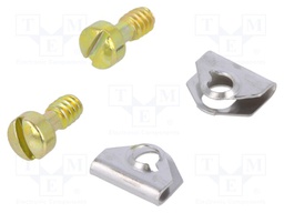 Set of screws for D-Sub; Thread: UNC4-40; Series: AMPLIMITE