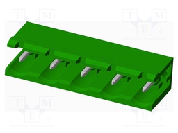 Connector: pluggable terminal block; socket; male; angled 90°