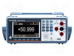 Benchtop multimeter; LCD TFT 4,3"; 5 digits (50000); True RMS