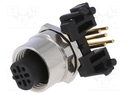 Socket; M12; PIN: 5; female; B code-Profibus; THT; IP65/IP67; 60V; 4A