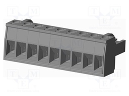 Connector: pluggable terminal block; plug; female; straight; grey