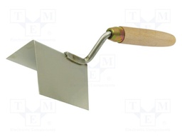 Trowel; angular; W: 60mm; stainless steel; Size: 90mm