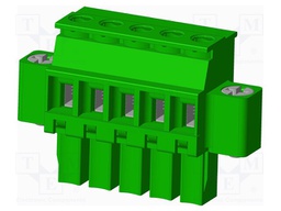 Connector: pluggable terminal block; plug; female; angled 90°