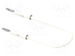 Test lead; 60VDC; 30VAC; 6A; banana plug 2mm,both sides; Len: 0.5m