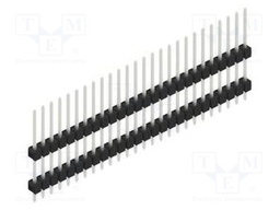 Connector: pin strips; pin header; male; PIN: 26; 2.54mm; THT; 1x26