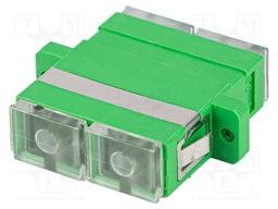 Transition: adapter; SC/APC,both sides; 9/125um; -40÷85°C