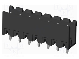 Connector: pluggable terminal block; socket; male; on PCBs