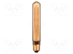 LED lamp; white warm; E27; 220÷240VAC; 65lm; P: 2W; 300°; 1800K; IP20