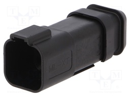 Connector: automotive; ML-XT; plug; male; Size: 16; PIN: 6; IP69K