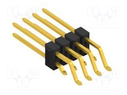Connector: pin strips; pin header; male; PIN: 8; 2.54mm; SMT; 2x4