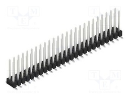 Connector: pin strips; pin header; male; PIN: 50; 2.54mm; SMT; 2x25