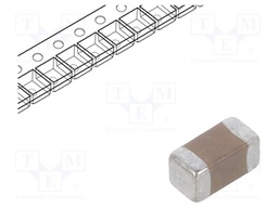 Capacitor: ceramic; MLCC; 10uF; 25V; X5R; ±20%; SMD; 1206