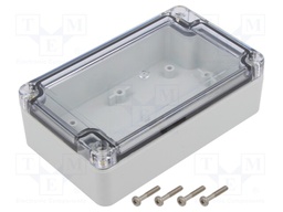 Enclosure: multipurpose; X: 75mm; Y: 125mm; Z: 37mm; ZP; light grey