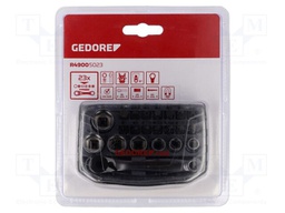 Wrench-set; 6-angles,socket spanner; Chrom-vanadium steel; 1/4"