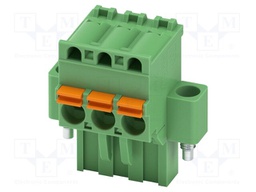 PCB connector, nominal cross section: 2.5 mm?, color: green,