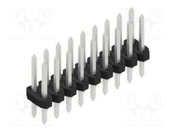 Connector: pin strips; pin header; male; PIN: 18; 2mm; THT; 2x9; 100V