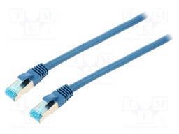 Patch cord; RJ45 plug,both sides; S/FTP; 5e; wire; OFC; 1.5m; PVC