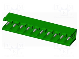 Connector: pluggable terminal block; socket; male; angled 90°