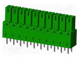 Connector: pluggable terminal block; socket; female; straight