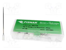 Needle: steel; 3"; Size: 17; straight; 1.04mm; Mounting: Luer Lock