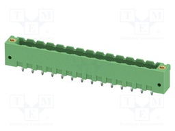PCB headers, nominal cross section: 2.5 mm?, color: green, n