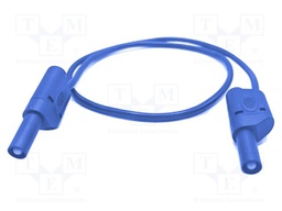 Test lead; 32A; banana plug 4mm,both sides; Urated: 1kV; Len: 1.5m