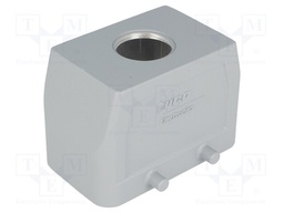 Enclosure: for HDC connectors; HTS; size 4; PG16; Pitch: 57x27mm