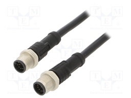 Cable: for sensors/automation; PIN: 10; M12-M12; 1m; plug; plug