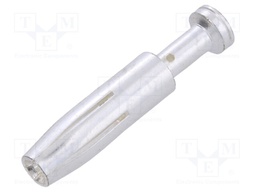 Contact; Size: 2,5mm; female; 0.75mm2; 18AWG; silver plated; bulk