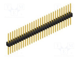 Connector: pin strips; pin header; male; PIN: 30; 1.27mm; THT; 1x30