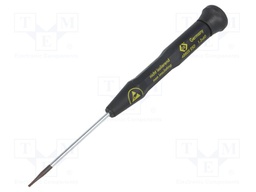 Screwdriver; slot; Size: SL 1,2mm; precision,ESD