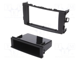 Radio mounting frame; Toyota; 2 DIN; black