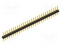 Connector: pin strips; pin header; male; PIN: 28; 2mm; THT; 1x28
