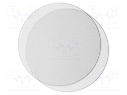 Wipe: micro abrasives material; disc; silicon dioxide; Ø127mm