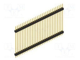 Connector: pin strips; pin header; male; PIN: 29; 2.54mm; THT; 1x29
