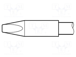 Tip; chisel; 2.4x0.6mm; longlife